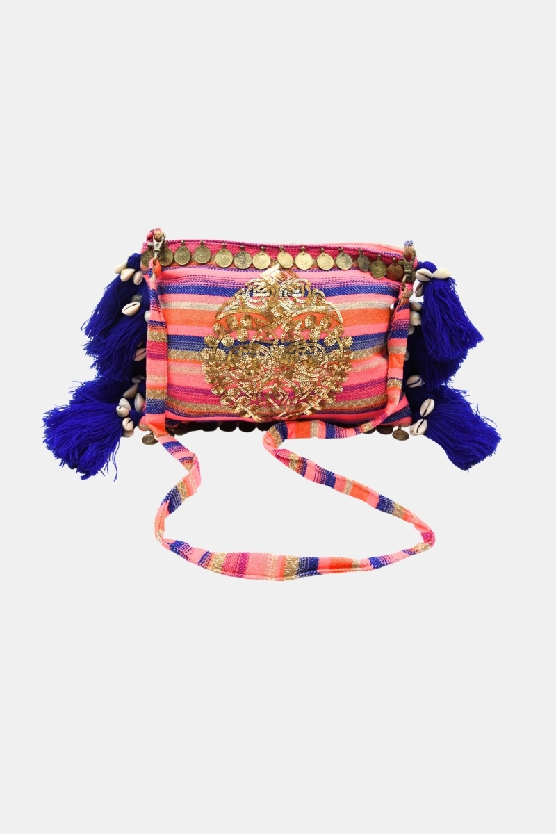 bohemian fancy cotton bag CASABLANCA - Miss June Paris - 5