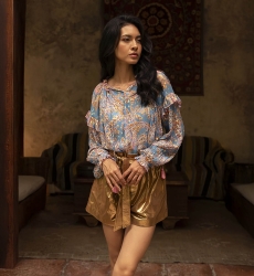 Short de Couro Glitter - 100% de couro - Miss June Paris - 11