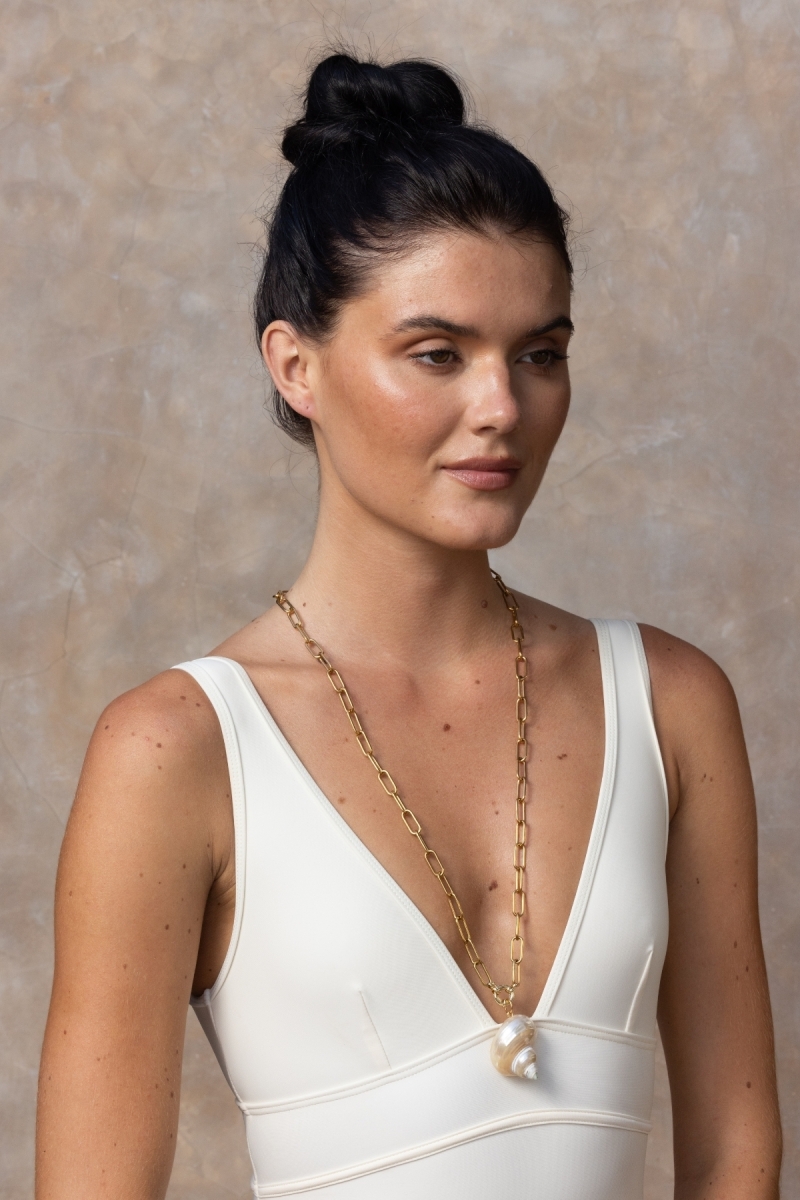 Collar de conchas de fantasía bohemio - Miss June