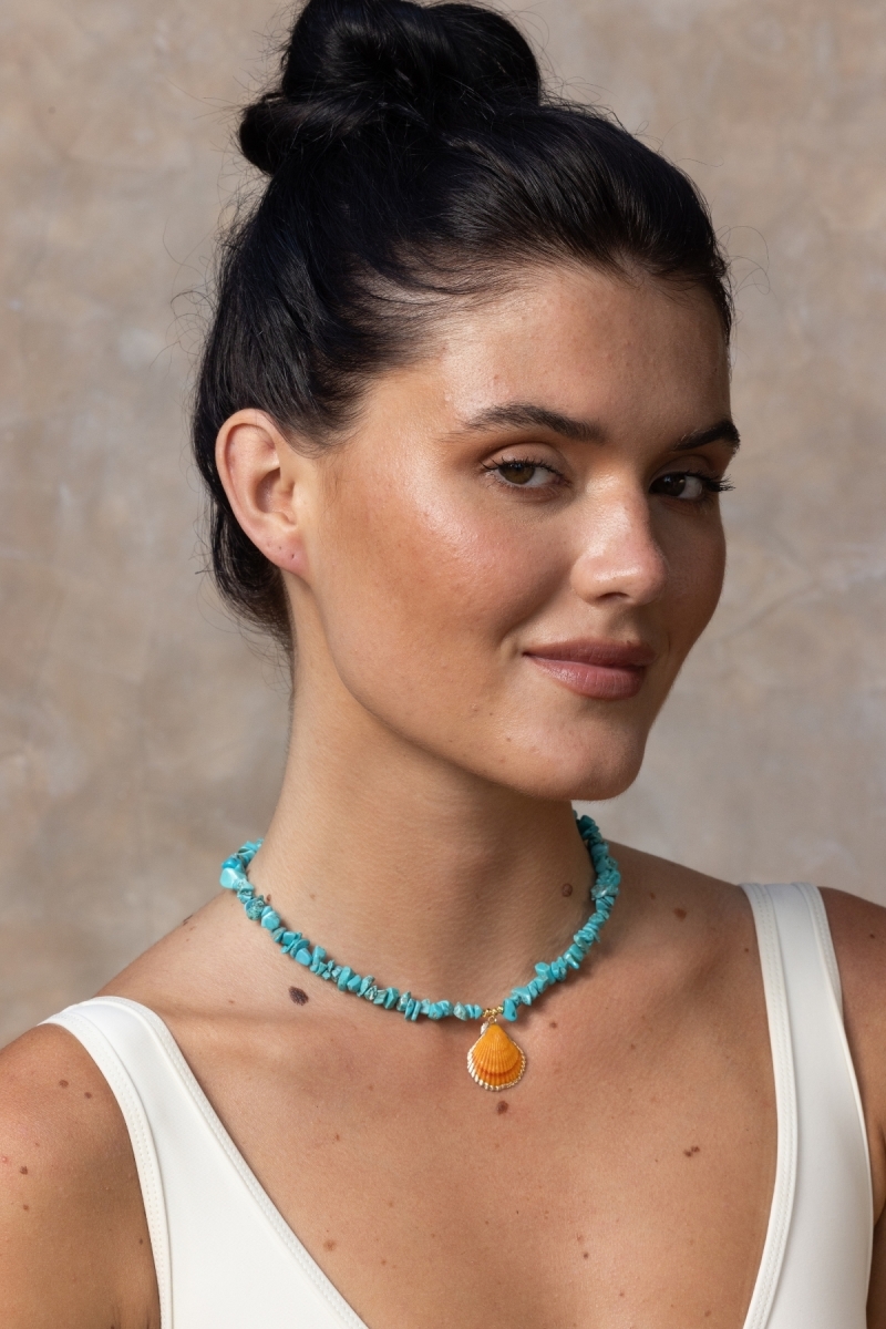 Collar de conchas de fantasía bohemio - Miss June