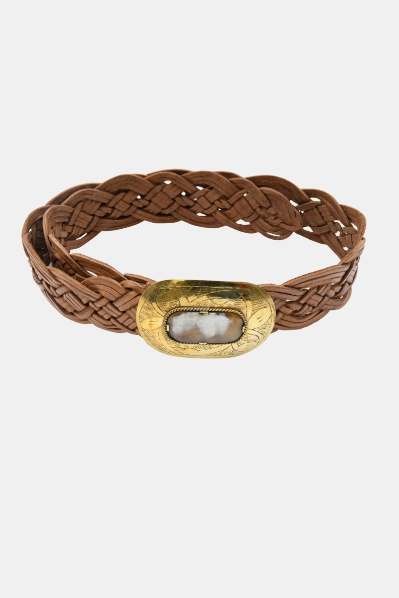 Broadway Leather Belt – Assorted Colors – Boho Chic Style – Miss June Paris – 35