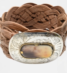 Broadway Leather Belt – Assorted Colors – Boho Chic Style – Miss June Paris – 38