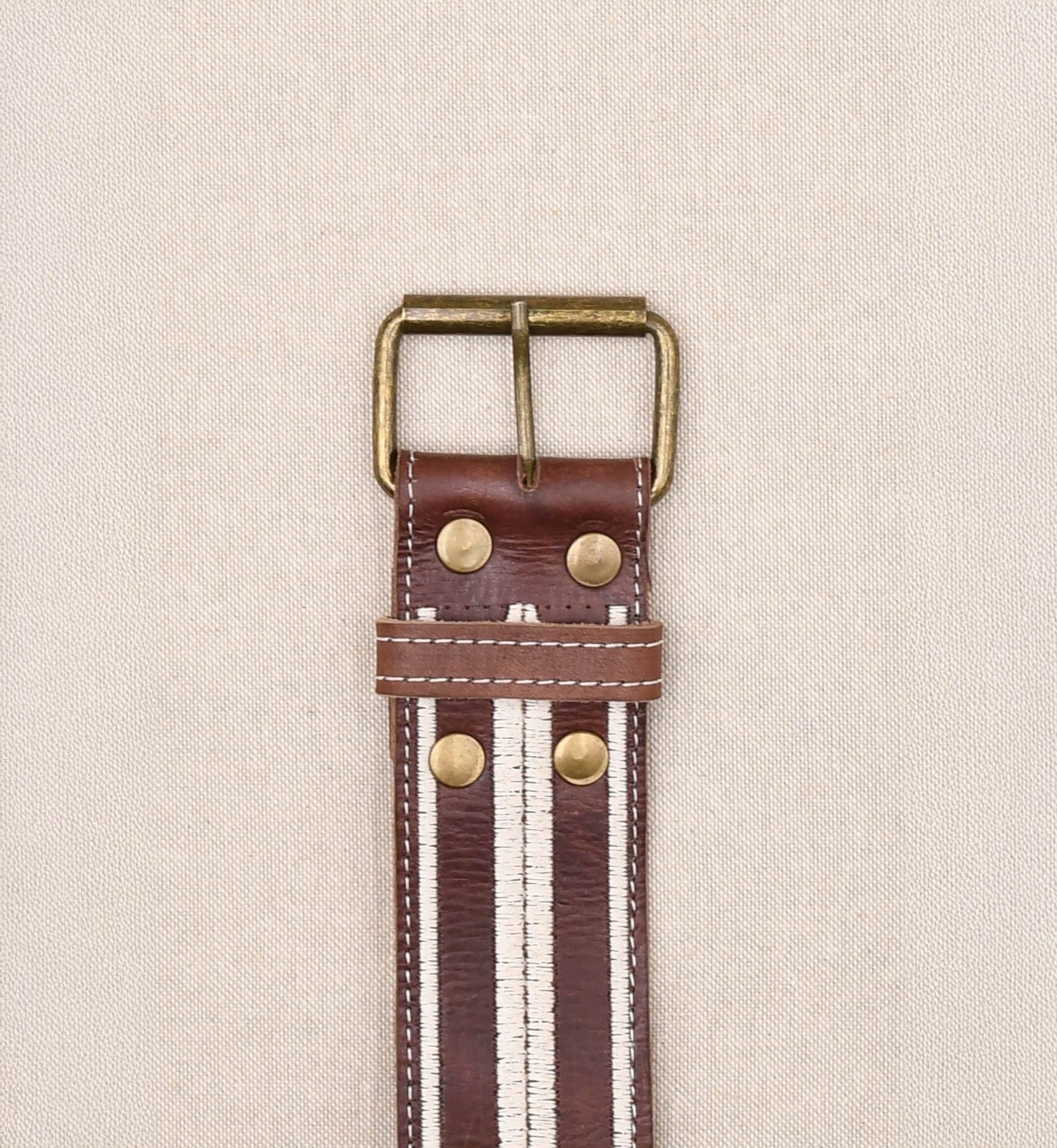 Gemma Brown Leather Belt – Miss June Paris – 2