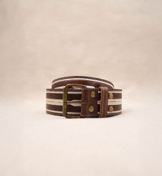 Gemma Brown Leather Belt – Miss June Paris – 3
