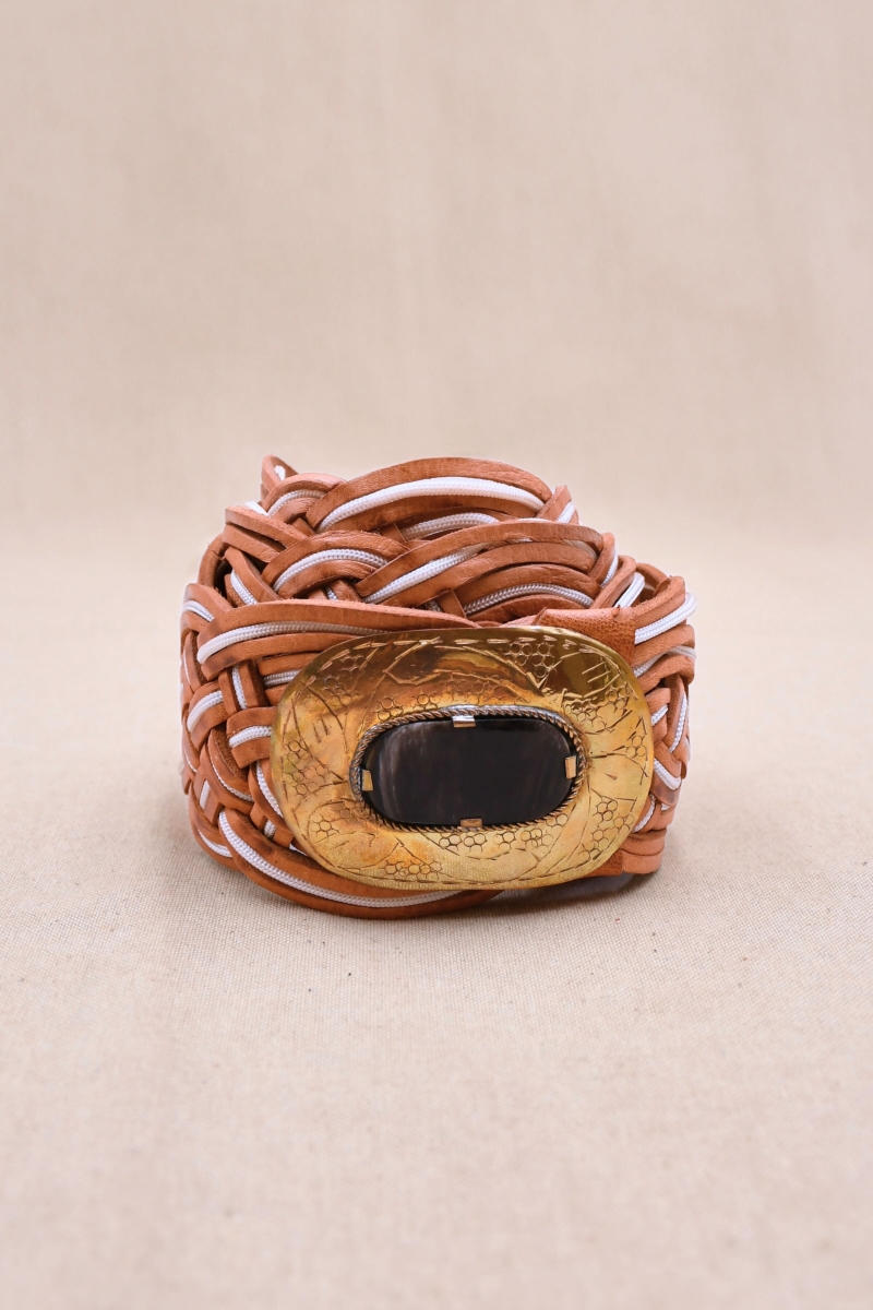 Leather belt NELLY - Miss June Paris - 4