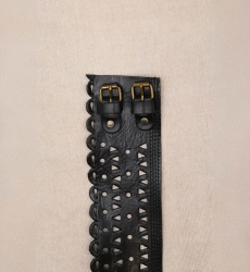 Cinturón de cuero Joan – Negro – Miss June Paris – 1