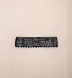 Joan Leather Belt – Black – Miss June Paris – 3