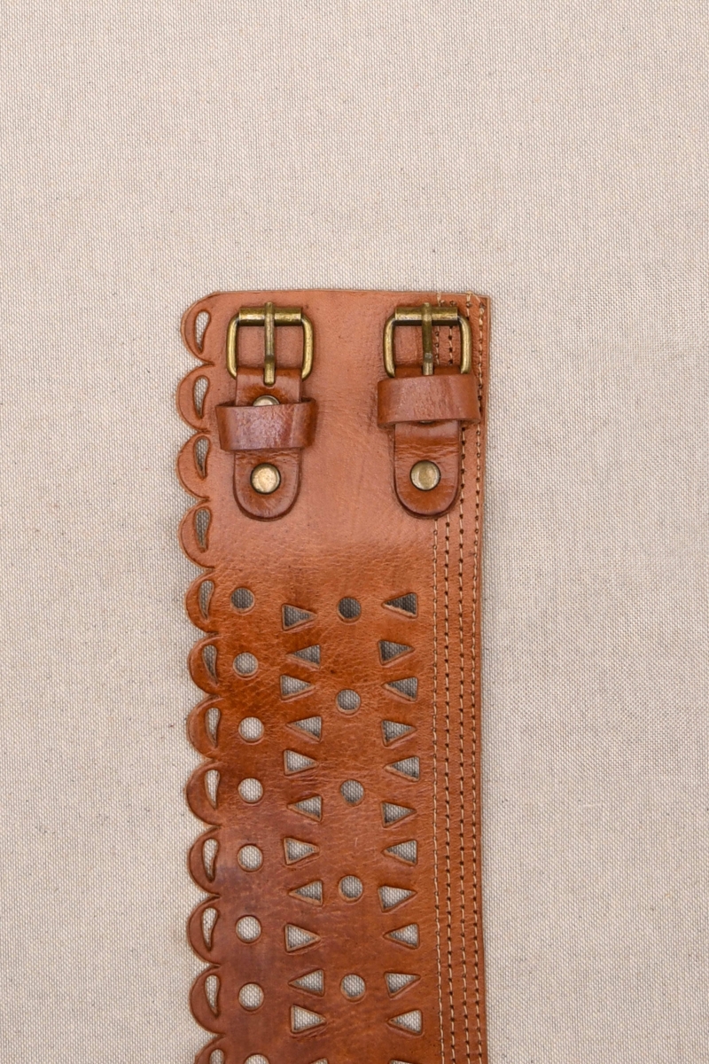 Cinturón de cuero Joan – Tan – Miss June Paris – 1