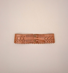 Joan Leather Belt – Tan – Miss June Paris – 3