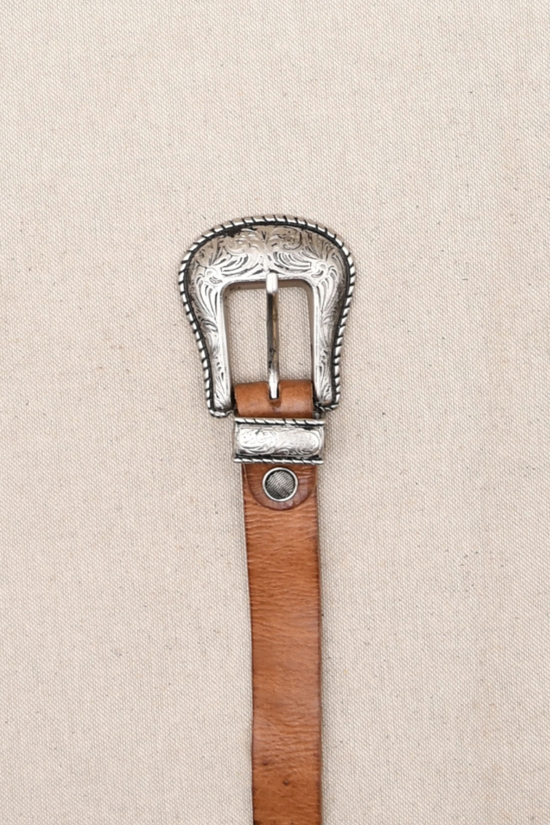 Montana Brown Leather Belt – Miss June Paris – 1