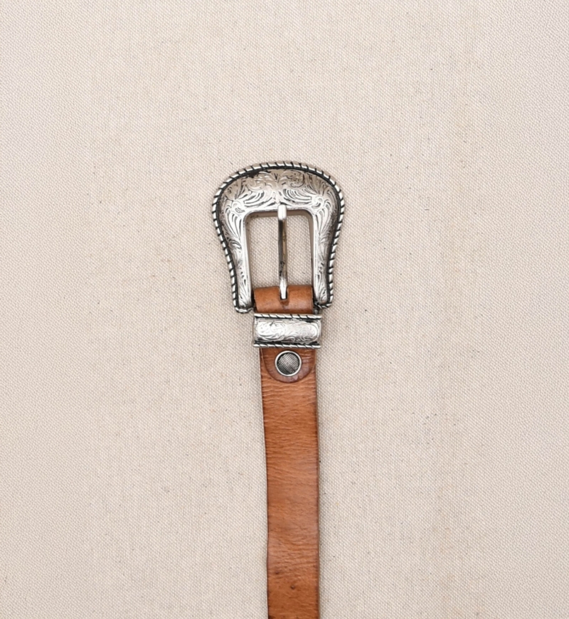 Montana Brown Leather Belt – Miss June Paris – 1