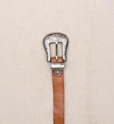 Cinto de Couro Montana Castanho - Miss June Paris - 1