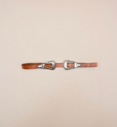 Montana Brown Leather Belt – Miss June Paris – 3