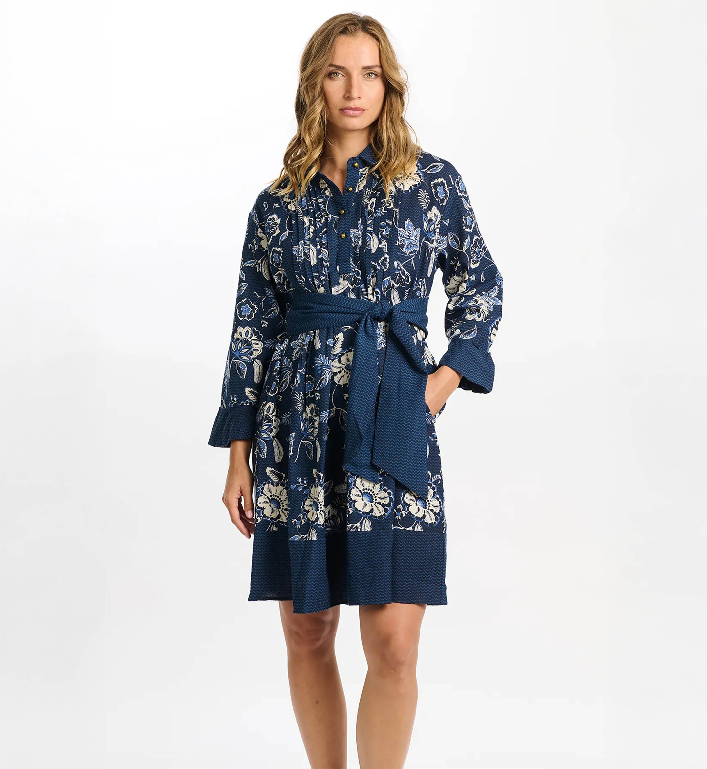 Miss June Paris — Vestido Flores Viola