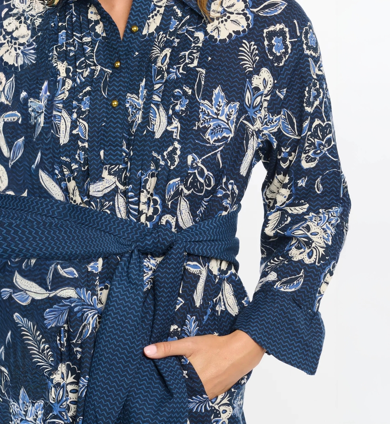 Miss June Paris — Vestido Flores Viola