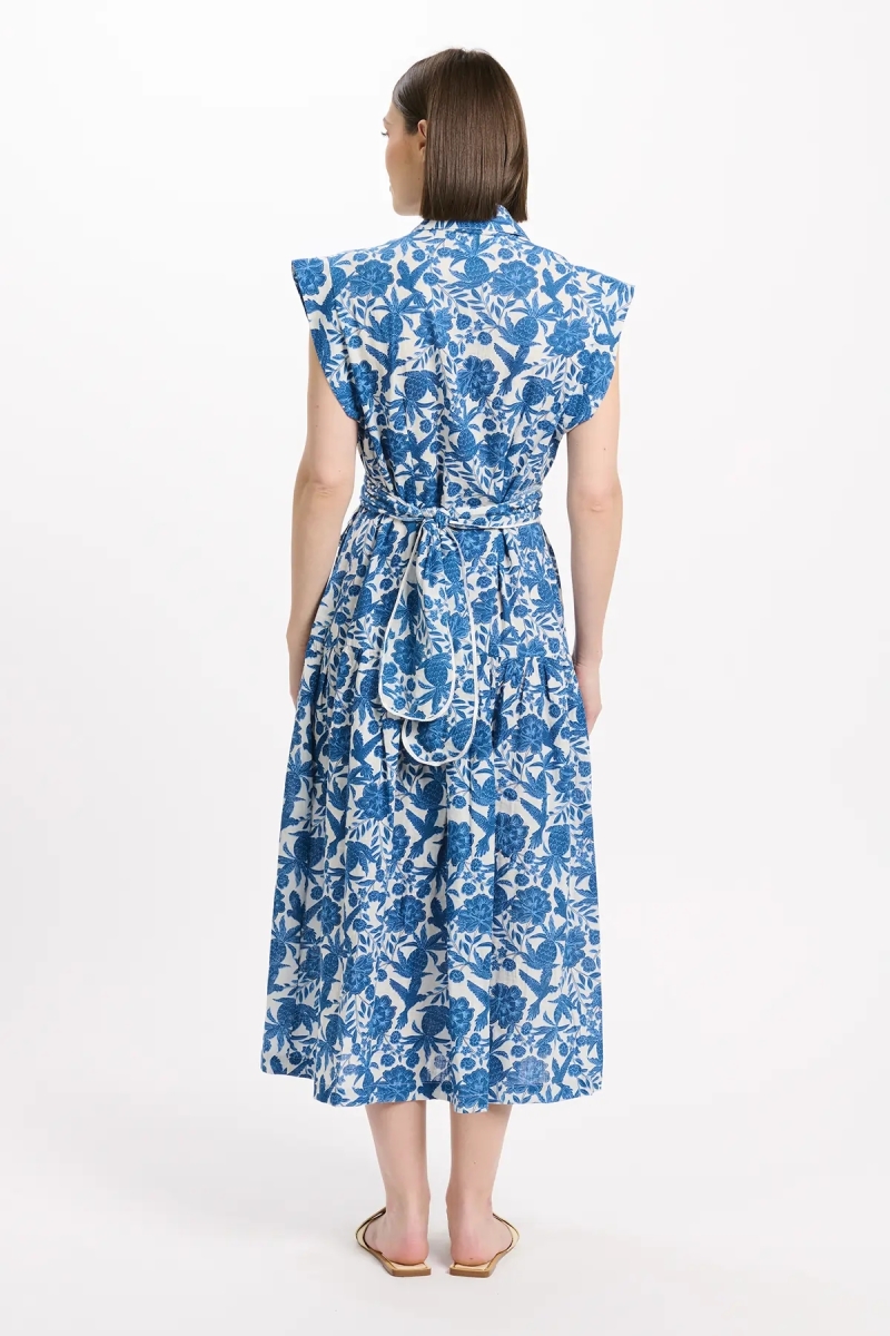 Miss June Paris — Vestido Longo Tilda Azul