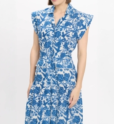 Miss June Paris — Vestido Longo Tilda Azul