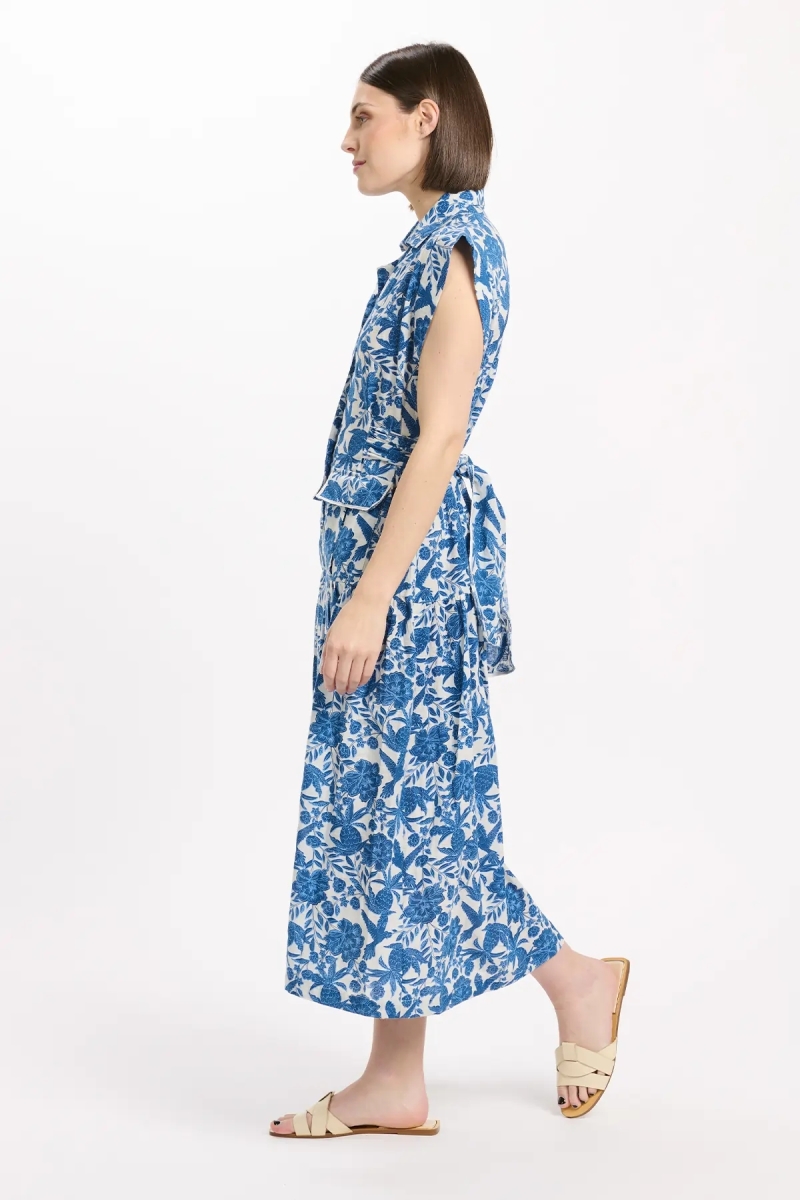 Miss June Paris — Vestido Longo Tilda Azul