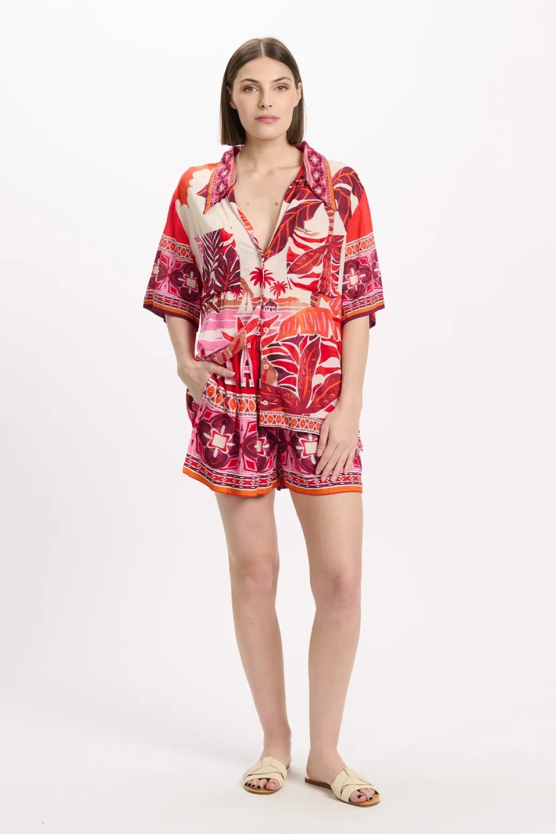 Miss June Paris — Blusa Reese Roja