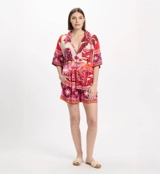 Miss June Paris — Blusa Reese Vermelha