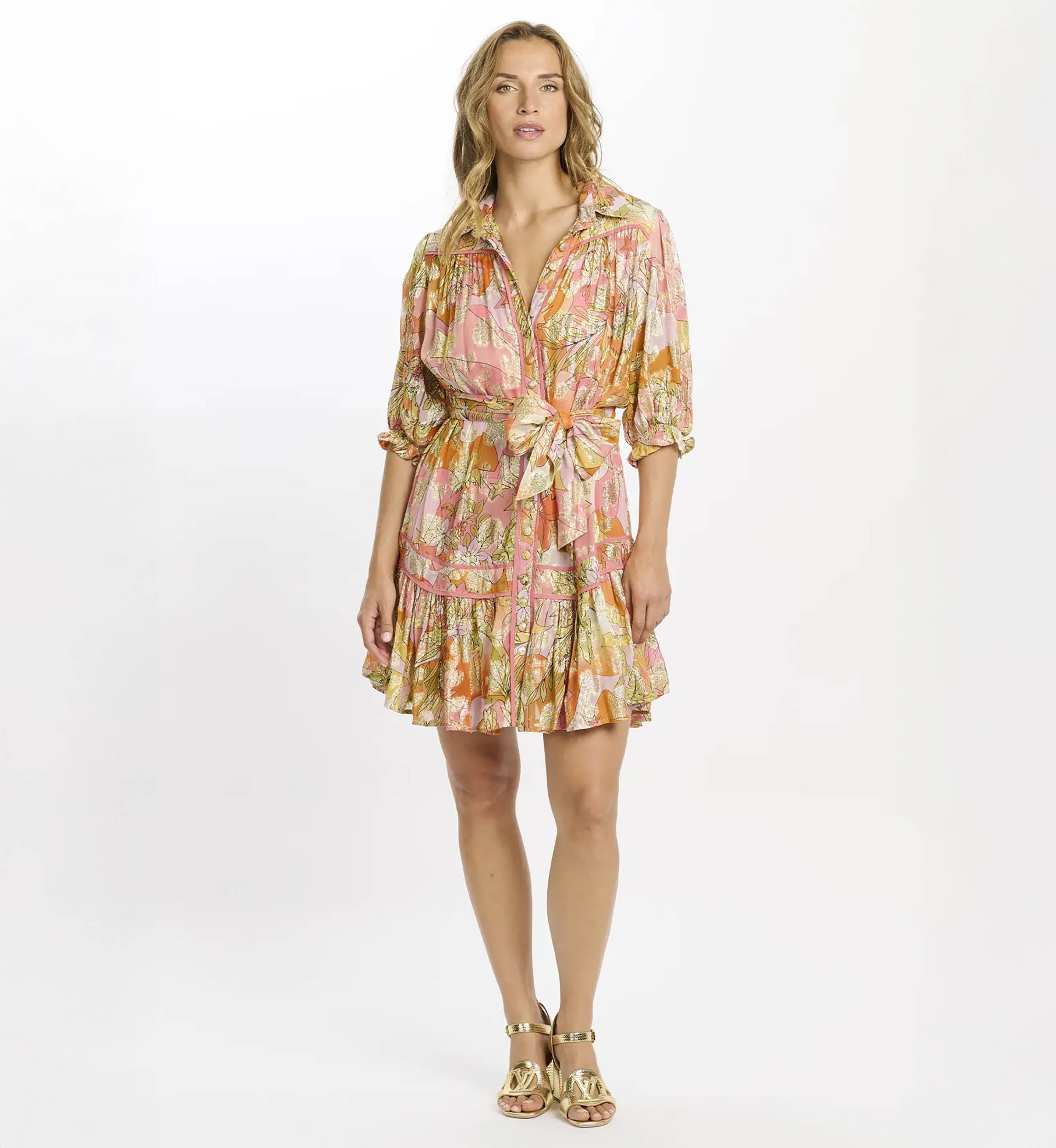 Miss June Paris — Vestido Curto Cyra Rosa
