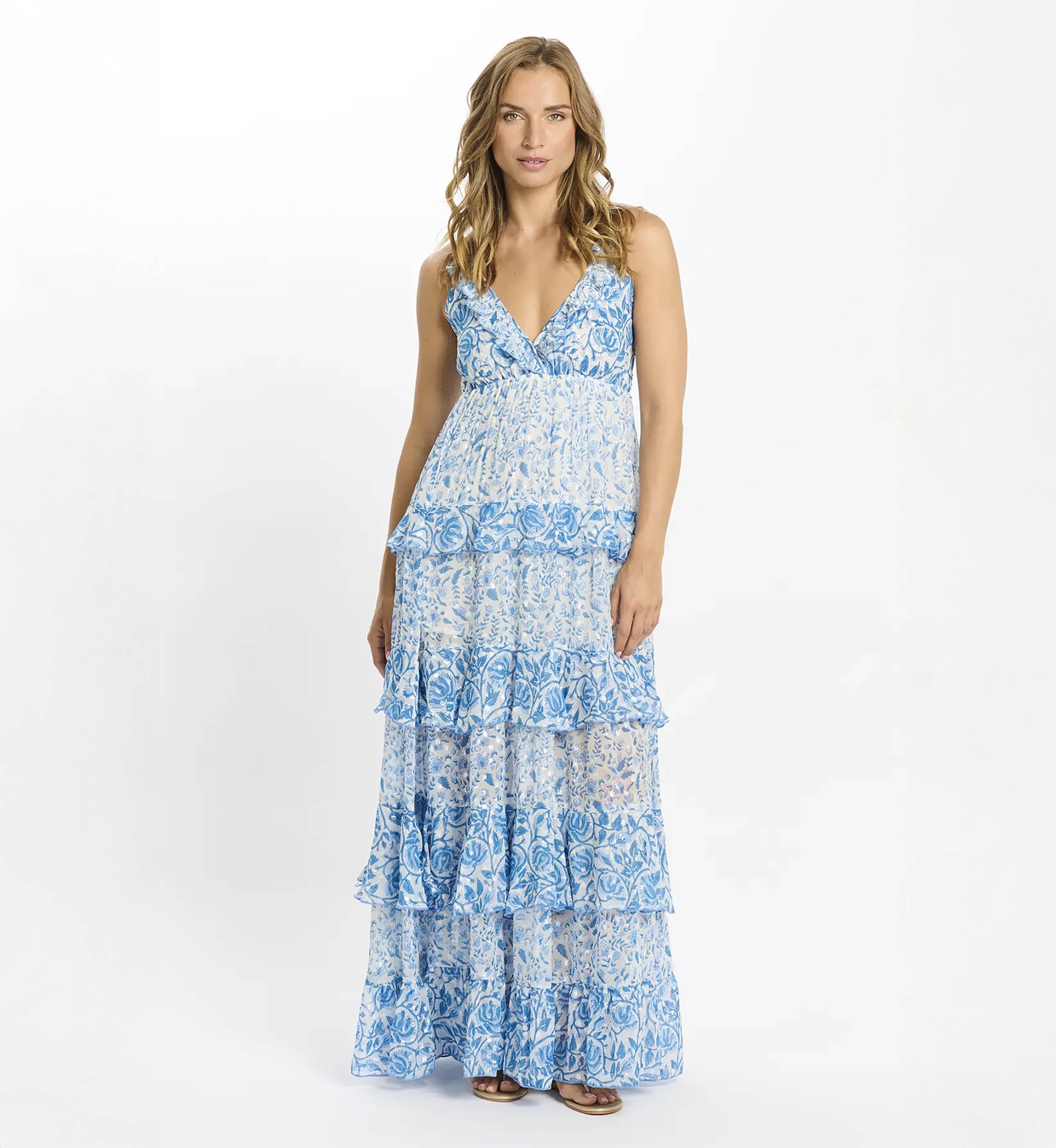 Miss June Paris — Vestido Largo Bertille Azul