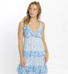 Vestido Bertille – Vestido longo com alças finas e forro, em rayon com lurex e lantejoulas, 100 % rayon – Miss June Paris - 4