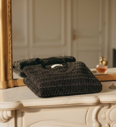 Derek blouse - black - long sleeves - knit - Miss June Paris - 1