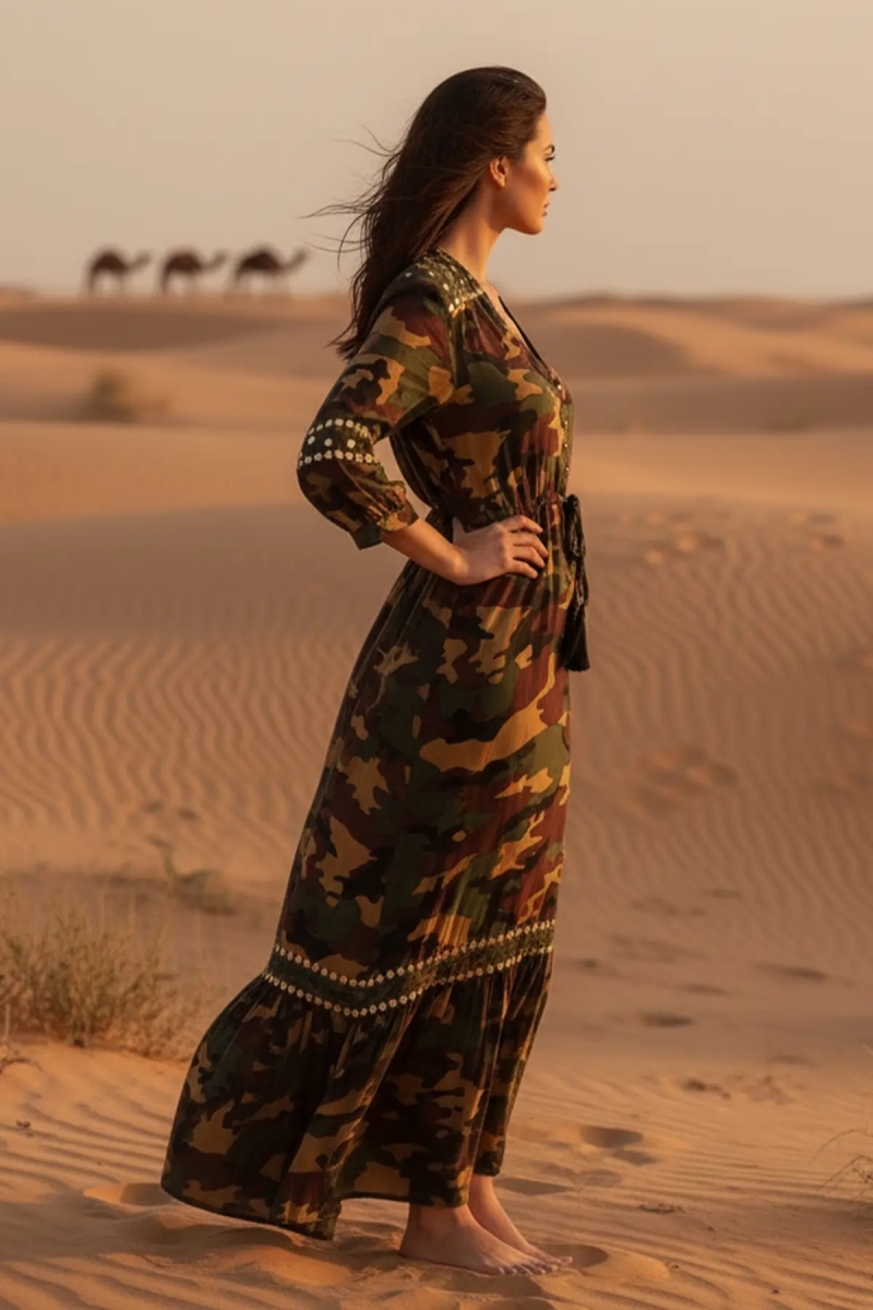 Miss June Paris — Vestido Largo Sahara