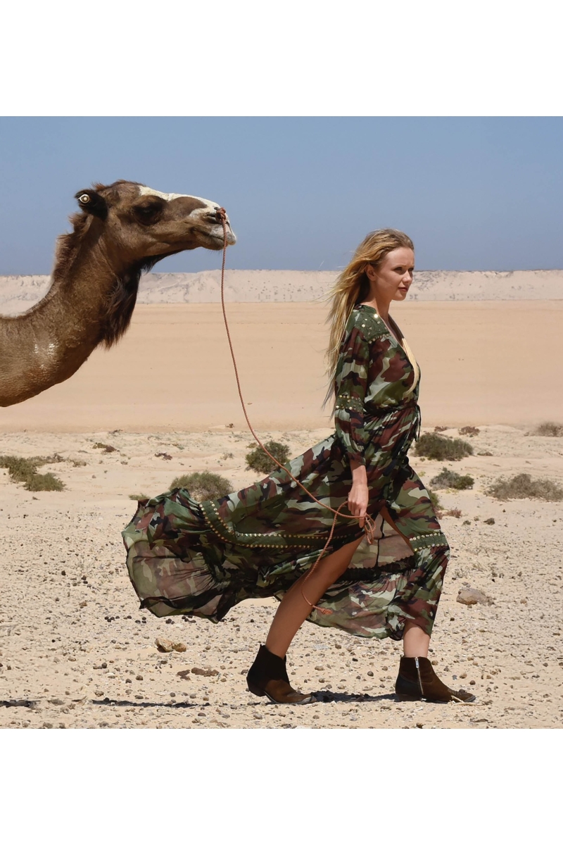Miss June Paris — Vestido Largo Sahara