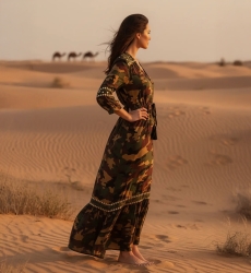Miss June Paris, Vestido Longo Sahara