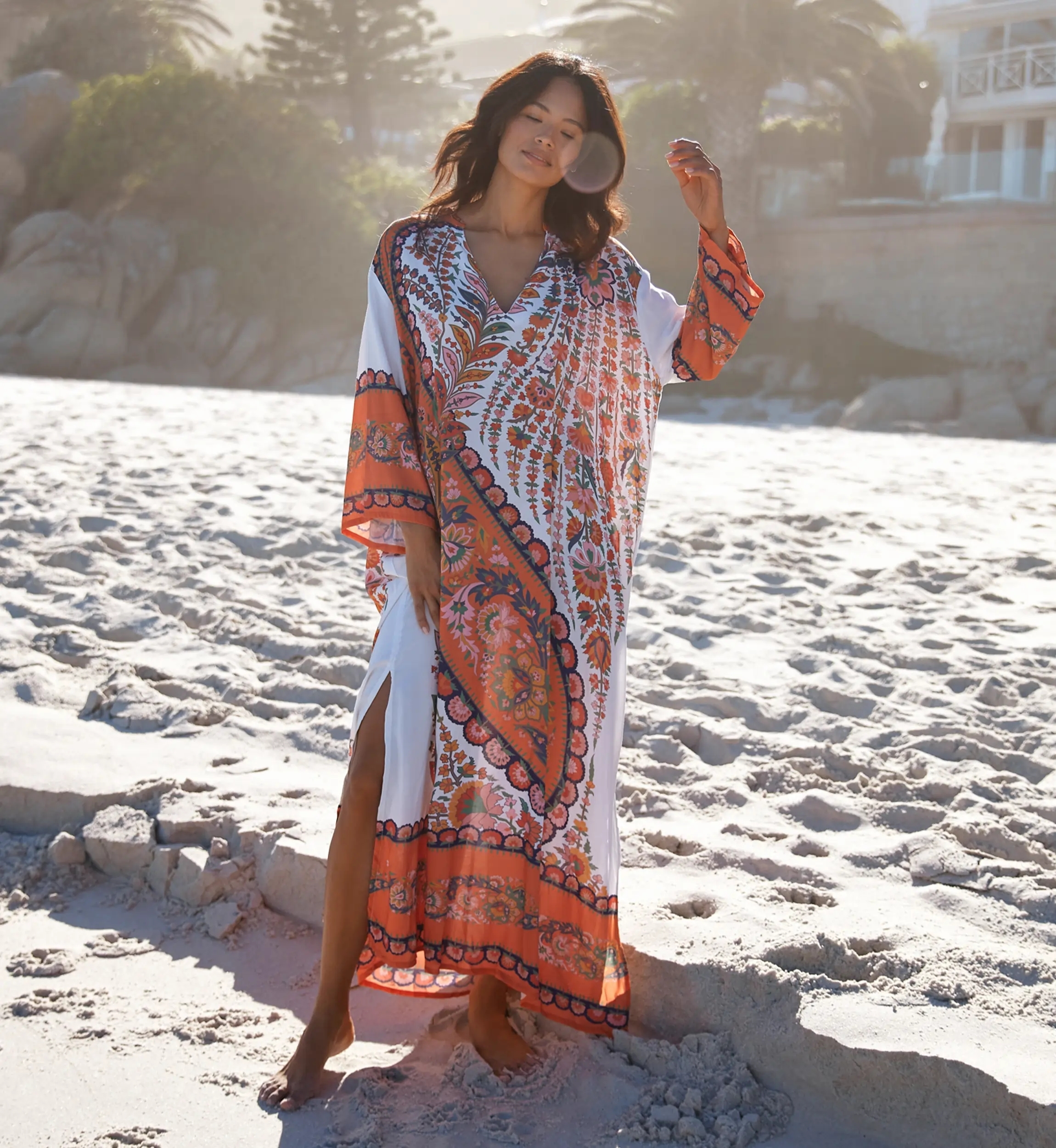 Miss June Paris — Long Dress Lior Floral Print Viscose