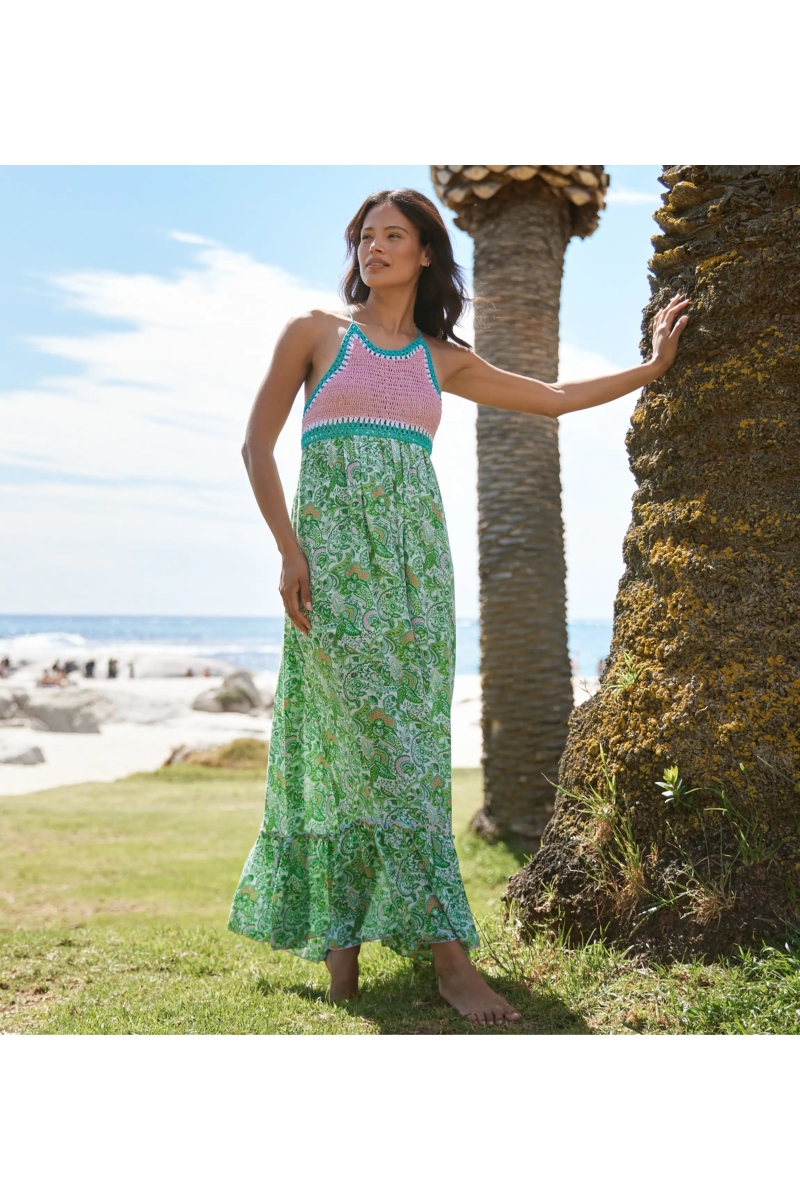 Miss June Paris — Vestido Longo Sorbet
