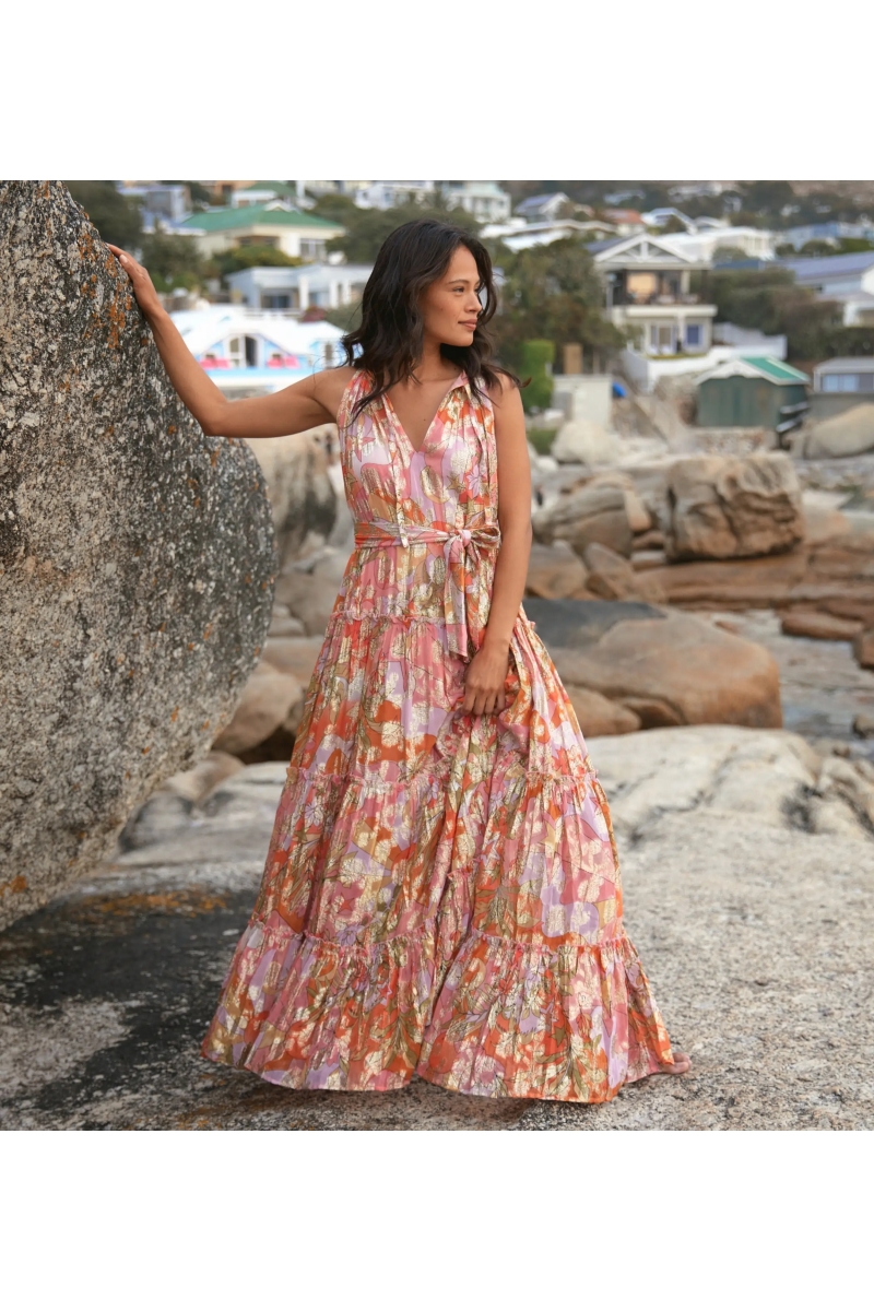 Miss June Paris — Vestido Comprido Brooke Rosa