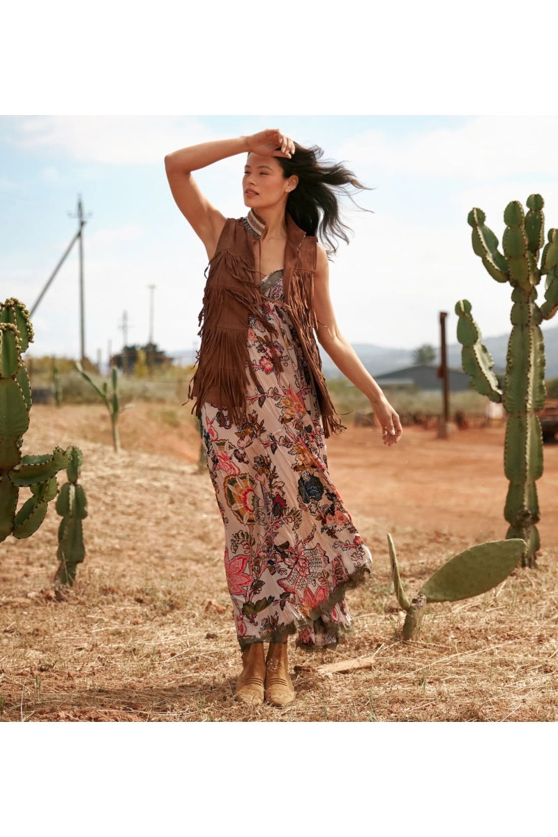 Miss June Paris, Chaleco Sin Mangas Western