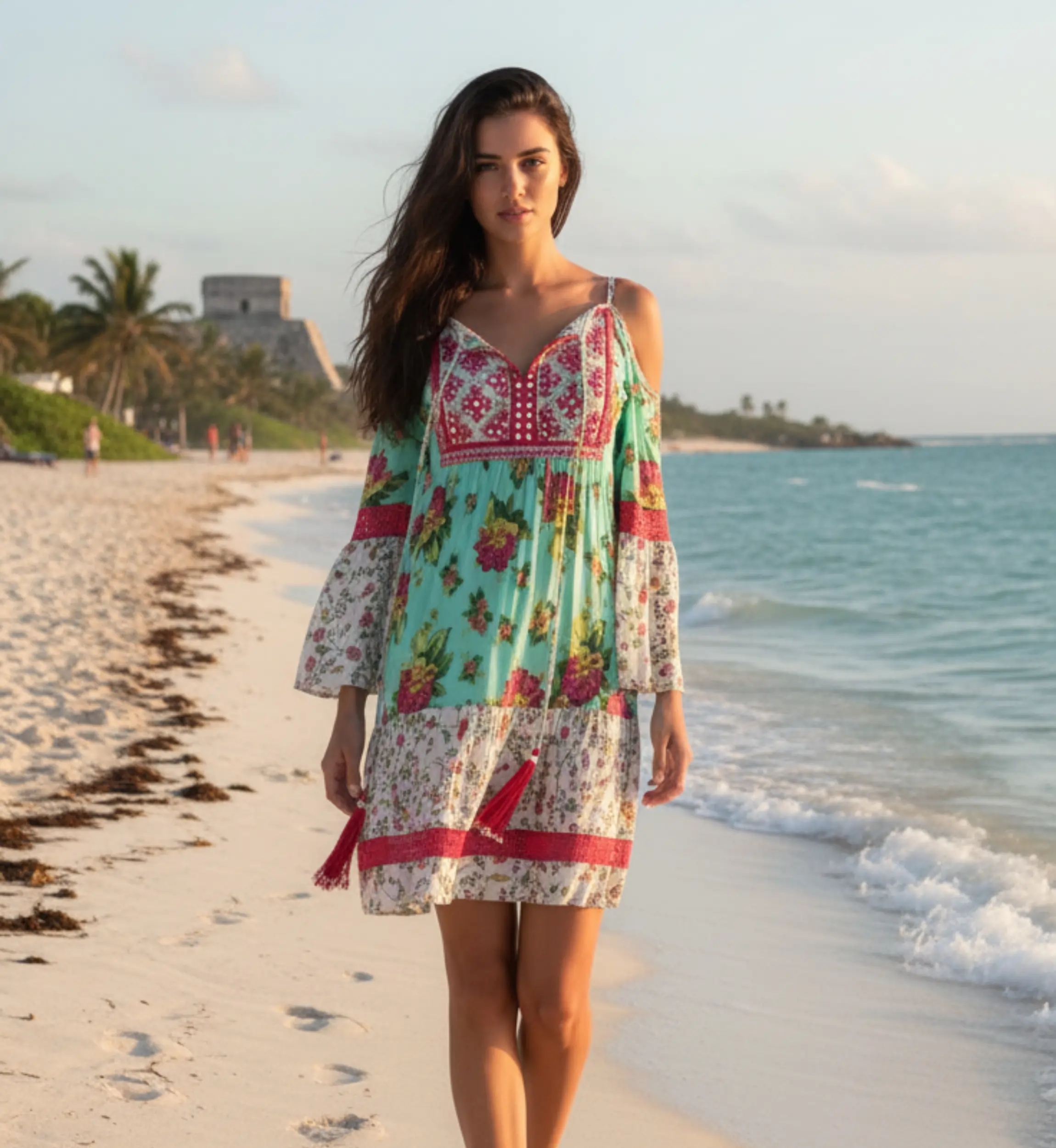 Miss June Paris — Vestido Tropical Curto
