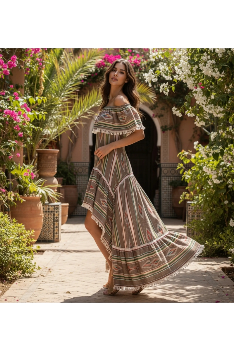 Miss June Paris — Santa Fe Maxi Dress