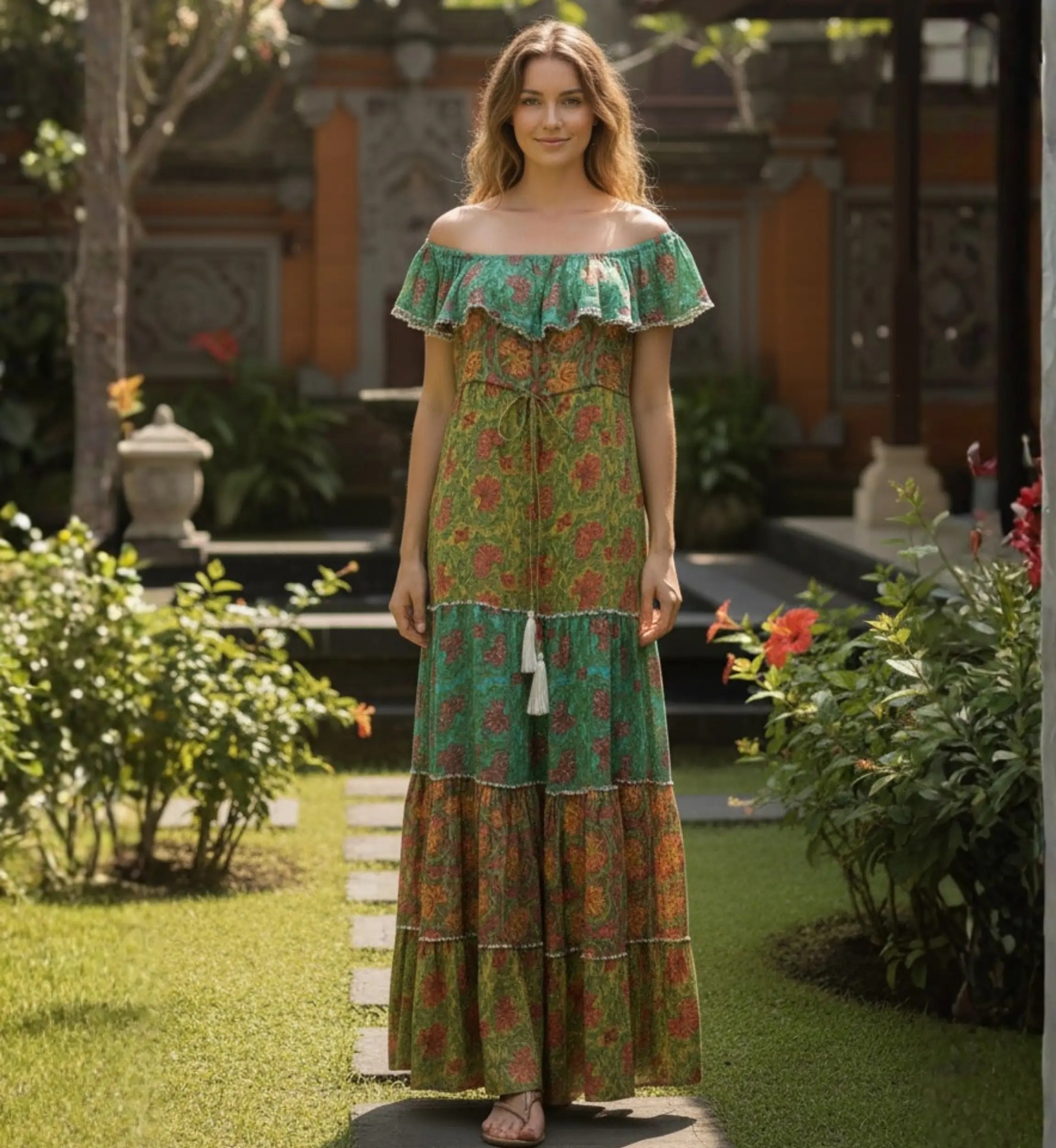 Miss June Paris — Vestido Longo Gardenia