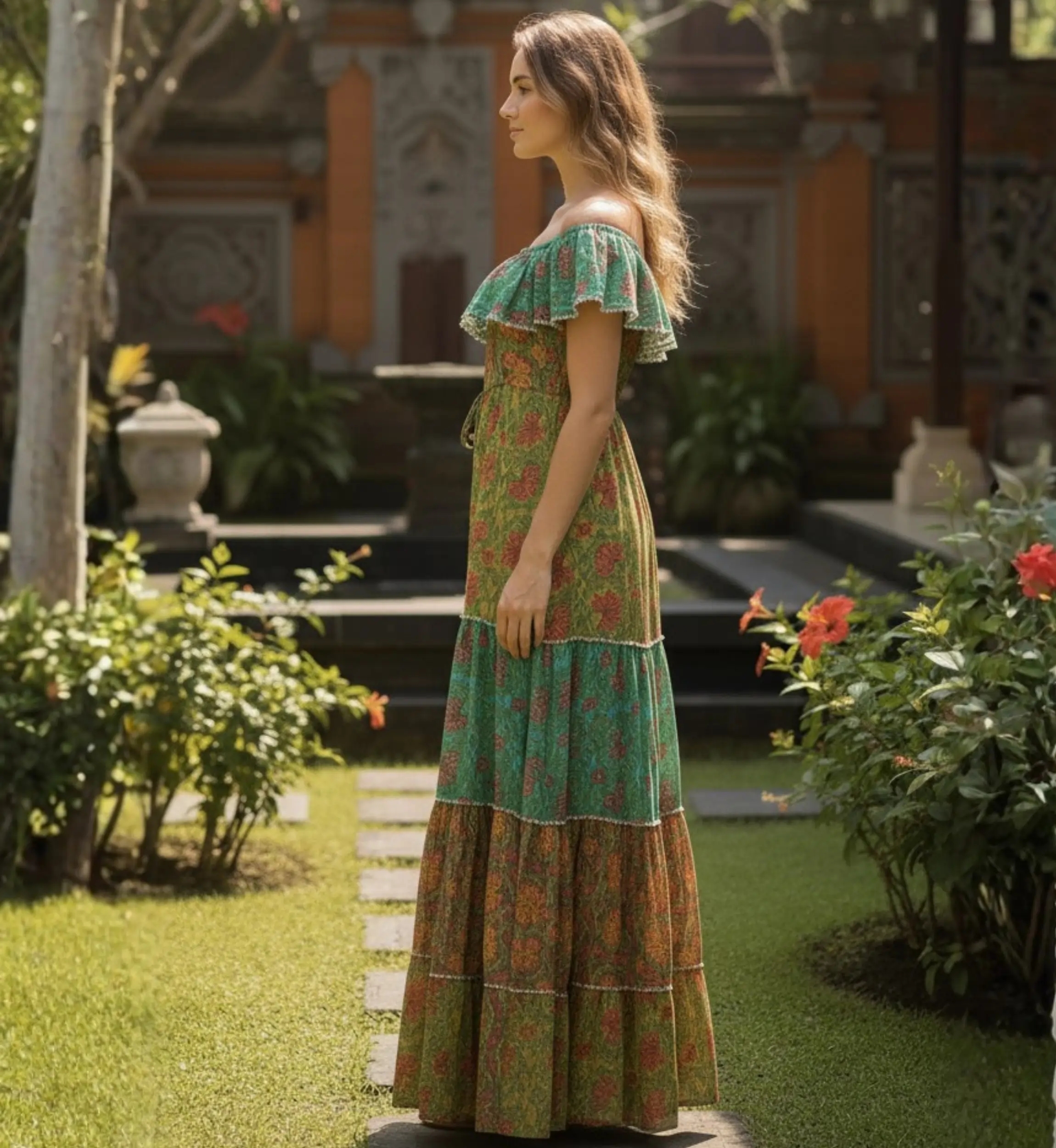 Miss June Paris — Vestido Longo Gardenia