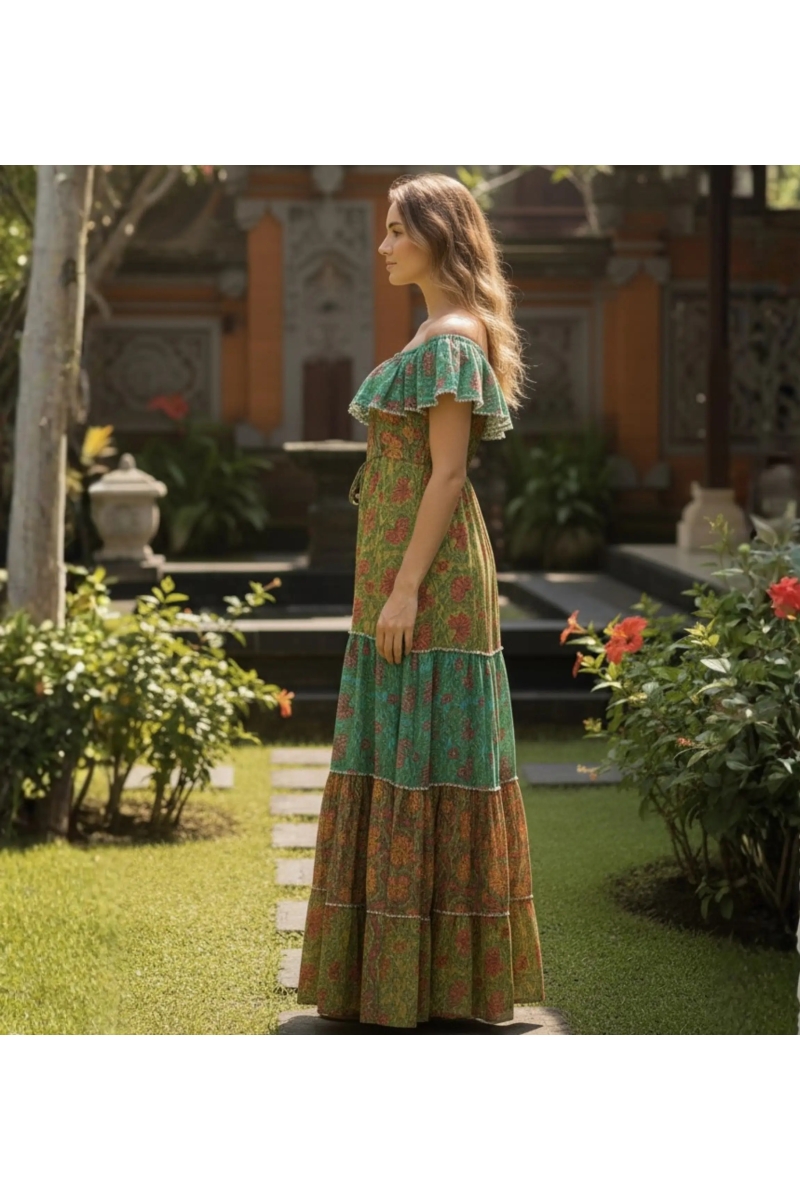 Miss June Paris — Vestido Largo Gardenia