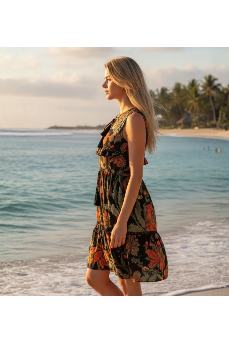 Miss June Paris — Vestido Curto Pacífico
