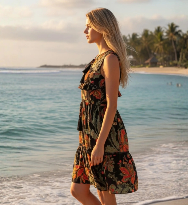 Miss June Paris — Vestido Curto Pacífico