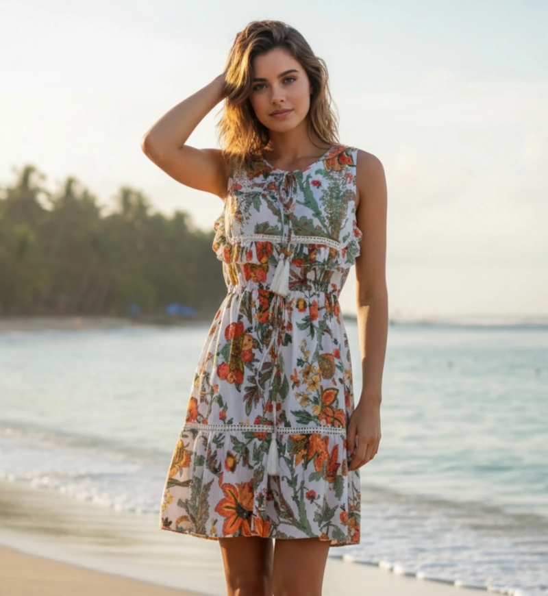 Miss June Paris — Vestido Corto Pacific