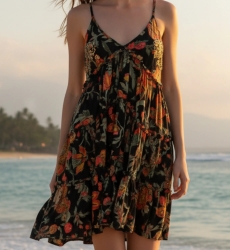 Miss June Paris, Vestido Curto Duo