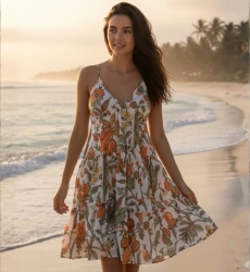 Miss June Paris, Vestido Curto Duo