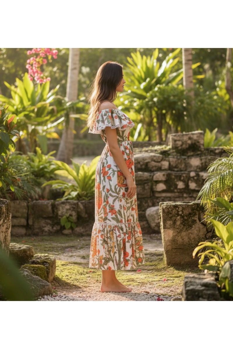 Miss June Paris — Vestido Midi Bolero