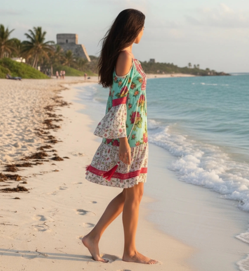 Miss June Paris — Vestido Tropical Curto