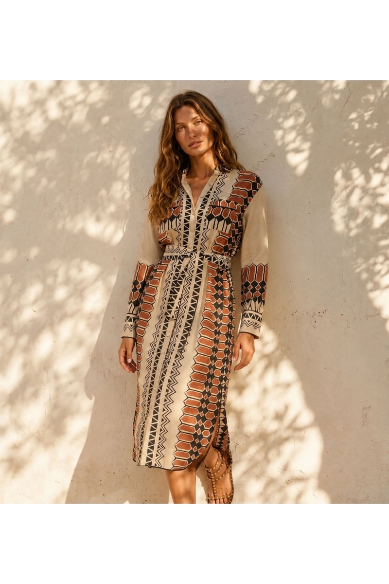 Miss June Paris, Vestido Longo Addy