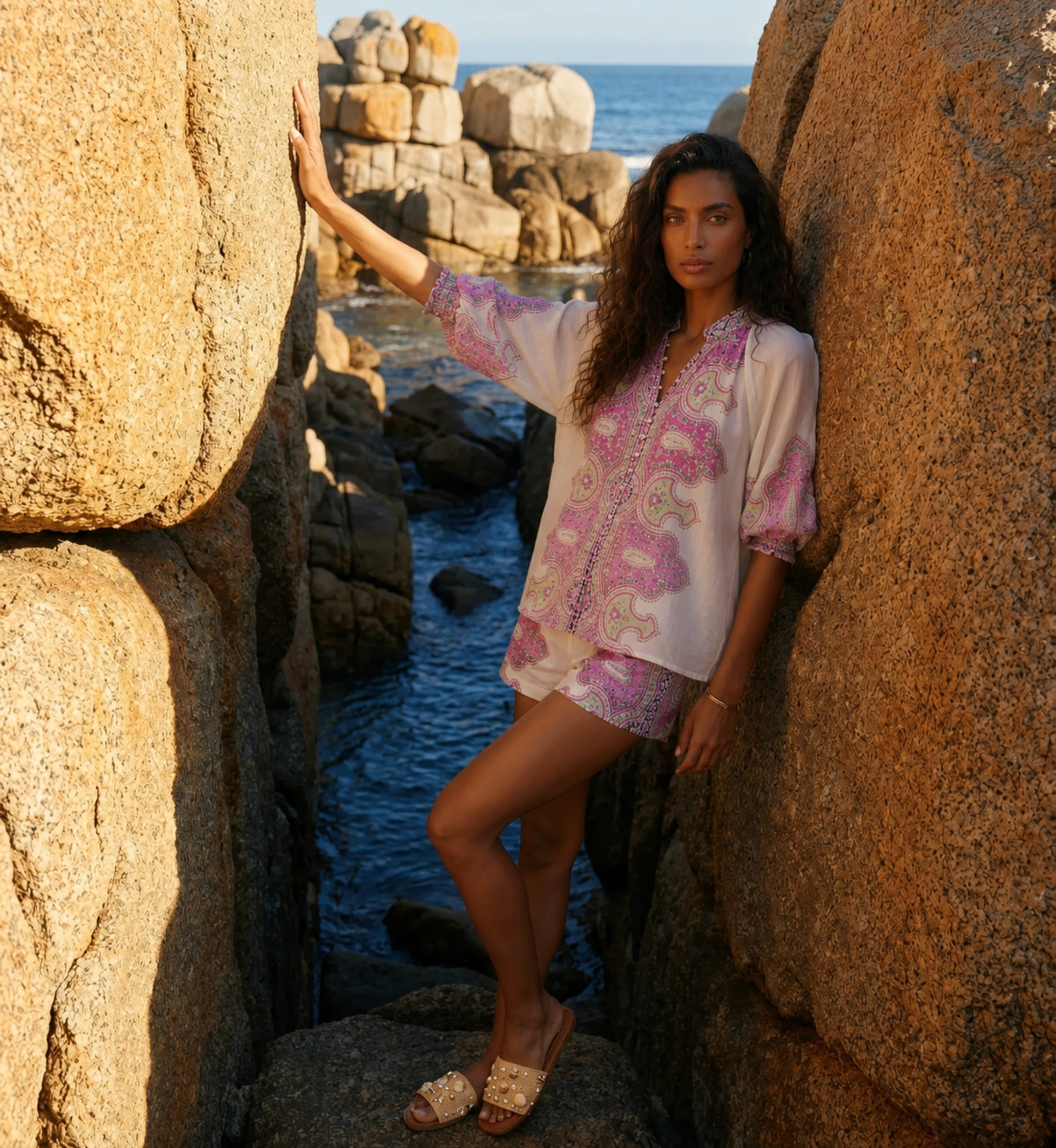 Shirt Dulce 3/4 Sleeve Shirt | Miss June Paris