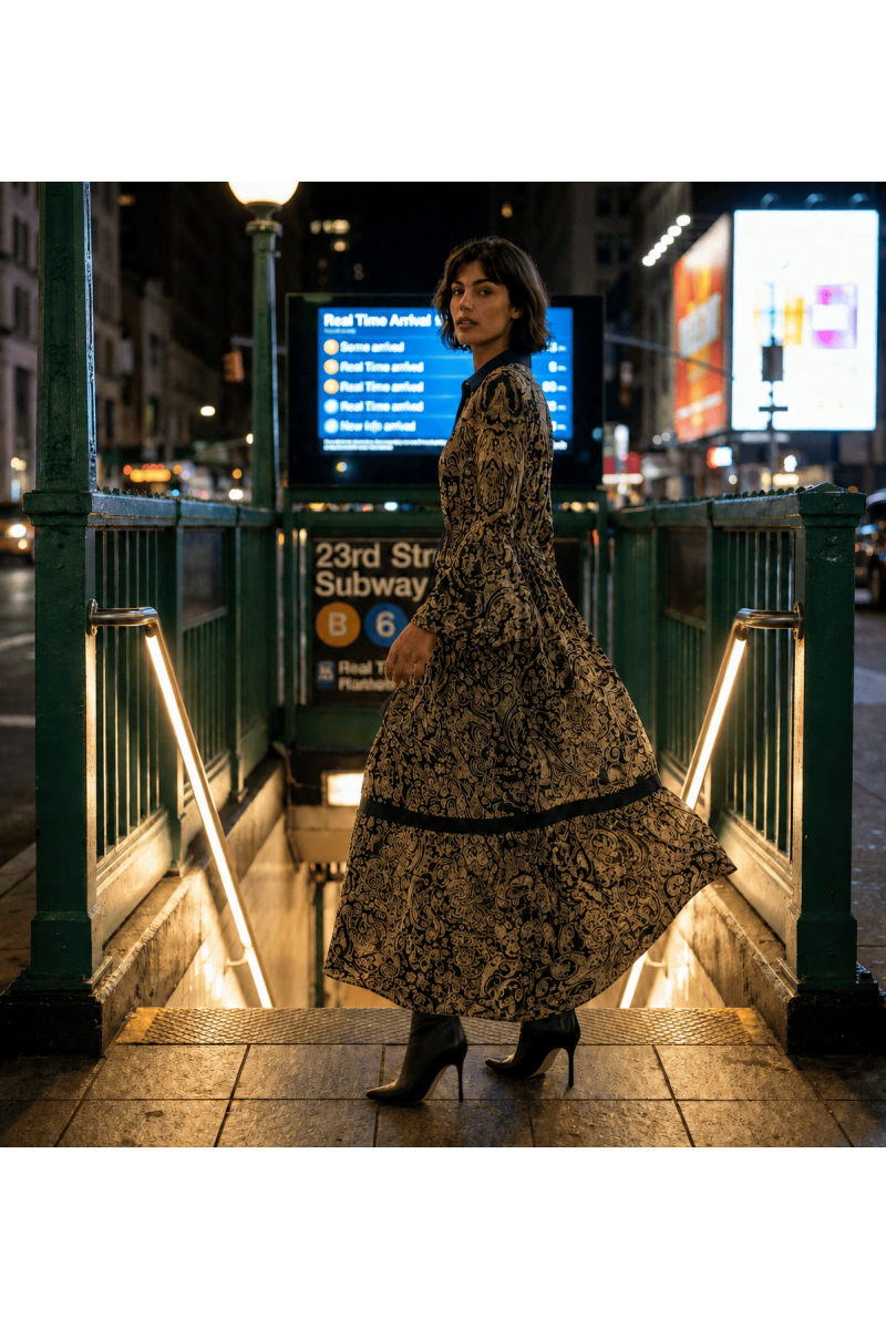 Miss June Paris, Vestido Longo Zelie